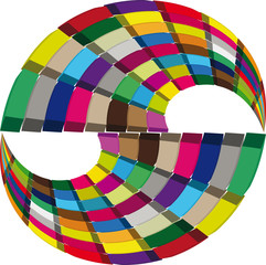 Obraz premium Abstrakcyjne tło. Ilustracja wektorowa