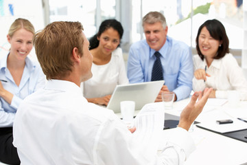 Fototapeta premium Recruitment office meeting