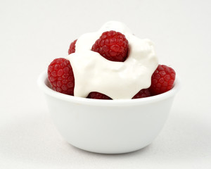 Raspberries and Cream
