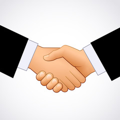 Handshake of businessmen