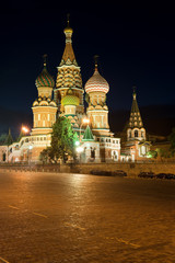 Fototapeta na wymiar St Basil's Cathedral in Red Square