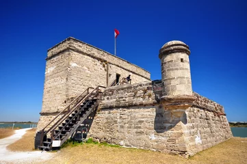 Deurstickers Vestingwerk Nationaal Monument Fort Matanzas