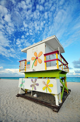 Miami Life Guard Hut