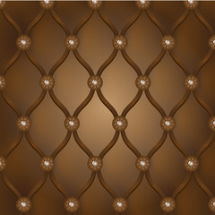 Naklejka premium upholstery pattern - brown color, EPS10