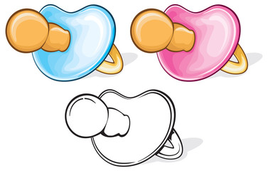 Obraz premium baby pacifier (baby's dummy)