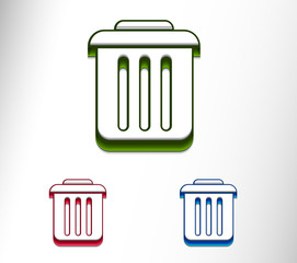 Recycle icon set