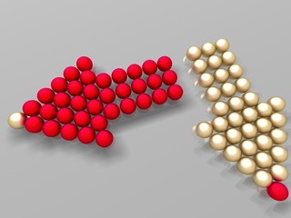 conceptual image of teamwork