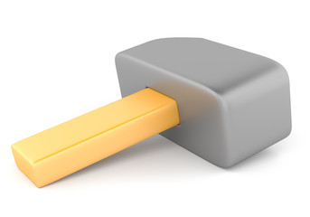 Hammer isolated on white background