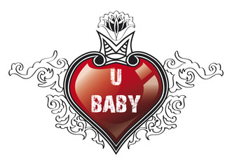 Heart you baby