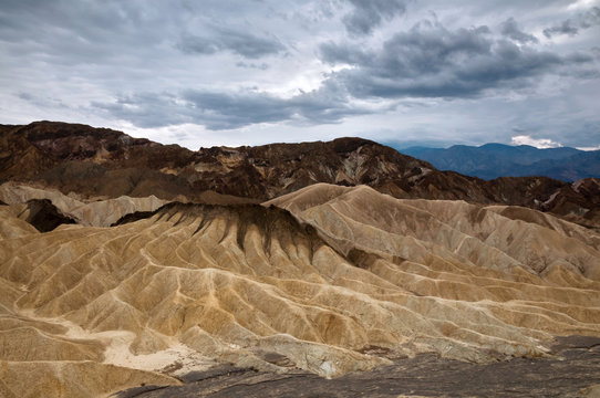 Zabriskie Point, Death Valley National Park, California, USA.