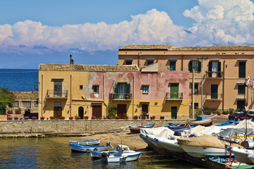 Fototapeta na wymiar Sicilia, la costa di Porticello