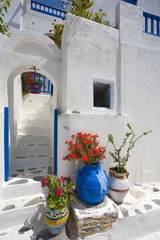 Fototapeta na wymiar Grecja, Cyklady, Amorgos: thoralia dom wsi