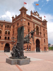 Naklejka premium Plaza de Toros de Las Ventas in Madrid, Spain.