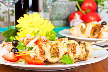 Chicken kebabs