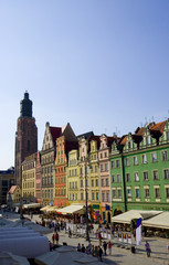 Fototapeta premium Rynek - Breslau - Polen