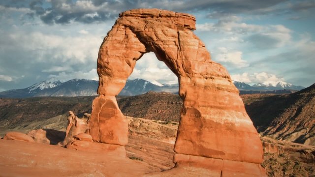 Delicate Arch, Arches National Park Moab Utah Sunset Timelapse