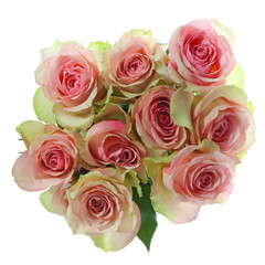 Bouquet of pink roses