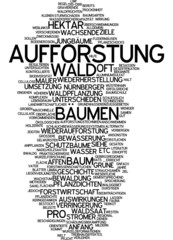 Obraz premium Aufforstung