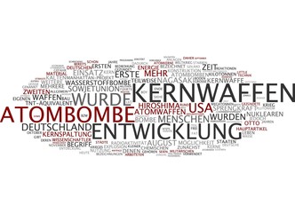 Fototapeta premium Kernwaffe