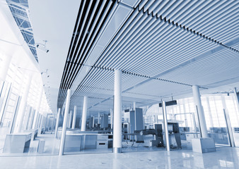 Interior of airport