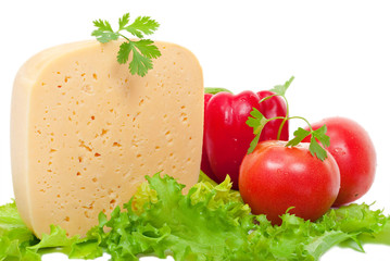 Vegetables and cheese