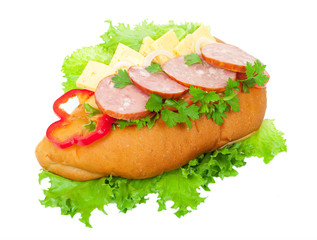 Sausage sandwich