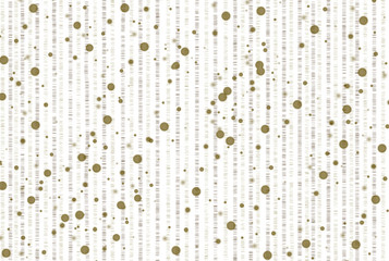 水玉と縦線の和柄