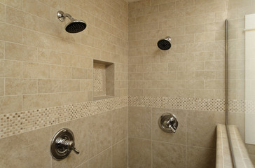 Dual Control Shower Area