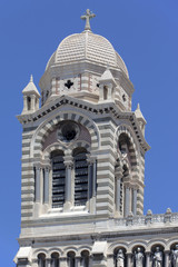 Detail of La Major cathedral in Marseille