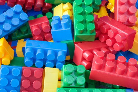 Photo of toy - various colorful plastic bricks.
