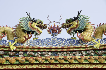 double dragon on roof