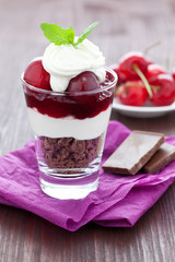 Schwarzwälder Kirsch Dessert
