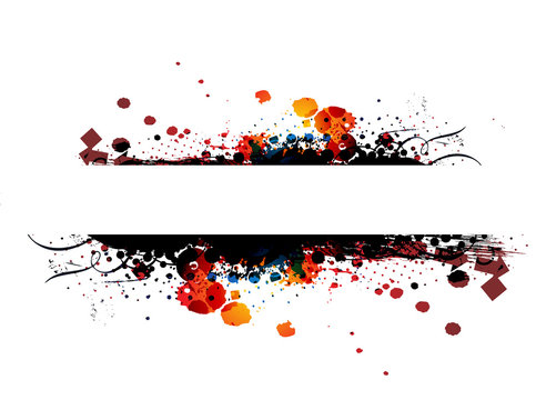 Abstract grunge banner