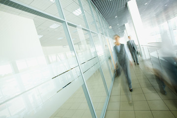 Fototapeta premium Businesspeople walking