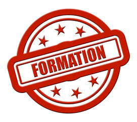 Sternen Stempel rot FORMATION