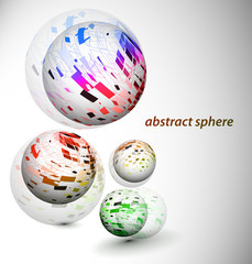 abstract 3d sphere