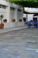 Mediterranean dining courtyard © dambuster