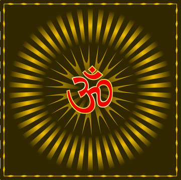 Aum (Om) the holy motif