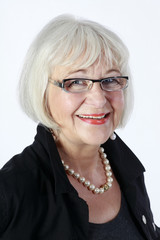 Frau 60+ lachend