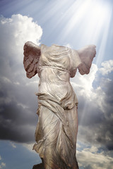 Sculpture of Samotracia's Victory, Greek classic art