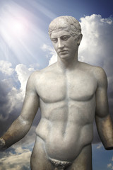 Sculpture of Apollo, classic Greek art
