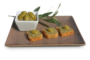 tapenade d'olives vertes