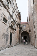 The Walled City of Dubrovnic in Croatia Europe
