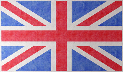 Fototapeta premium england flag on wall