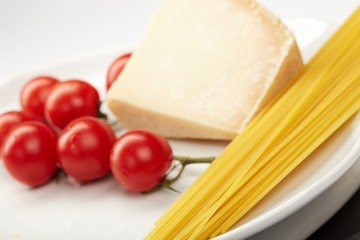 Ingredients for cooking italian pasta