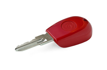 Car Key with Clipping Path