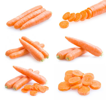 set of carrot images