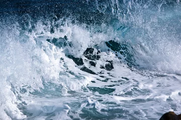 Selbstklebende Fototapete Wasser Ozeanwelle