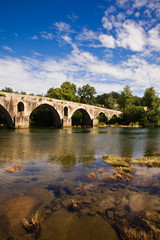 Roman bridge of Ponte do Porto, Braga, in the north of Portugal
