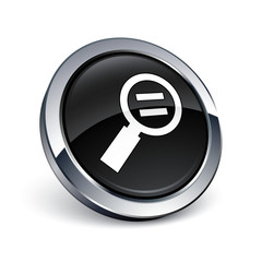 icône bouton internet loupe